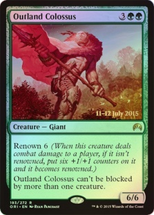 (Promo-Prerelease)Outland Colossus/辺境地の巨人